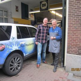 Piet Paulusma op bezoek